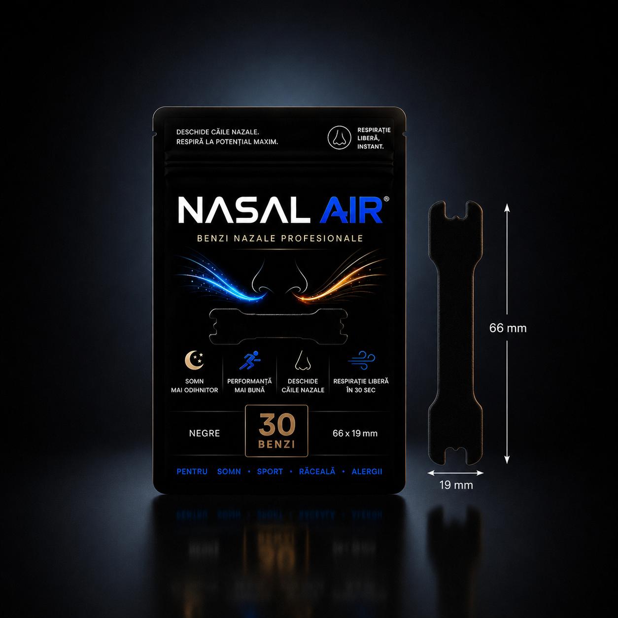 Black nasal strips